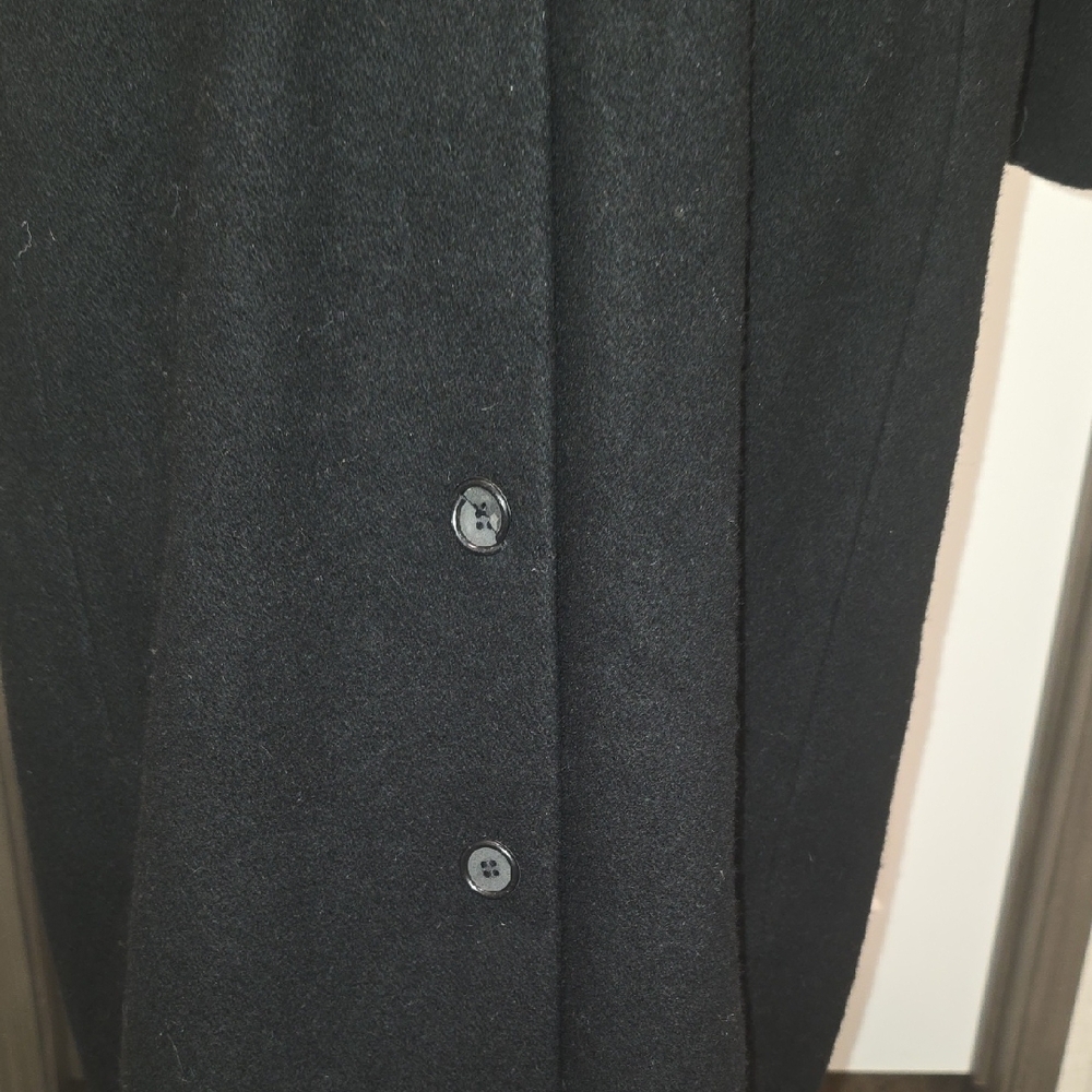 Ashley Scott Black Women's Trench Coat - Picture 4 of 11